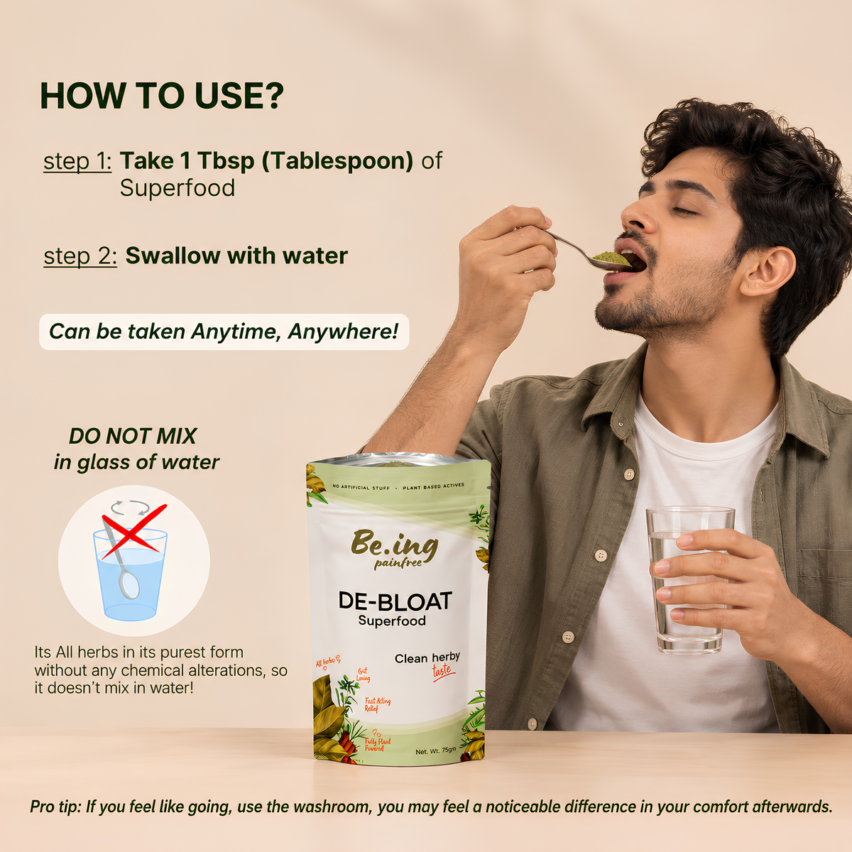 Debloat superfood - for gut health