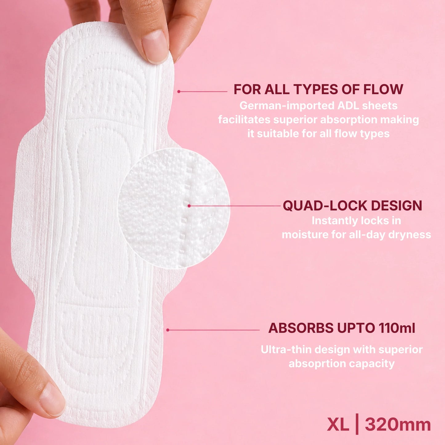 Cramp Relieving Sanitary Pads