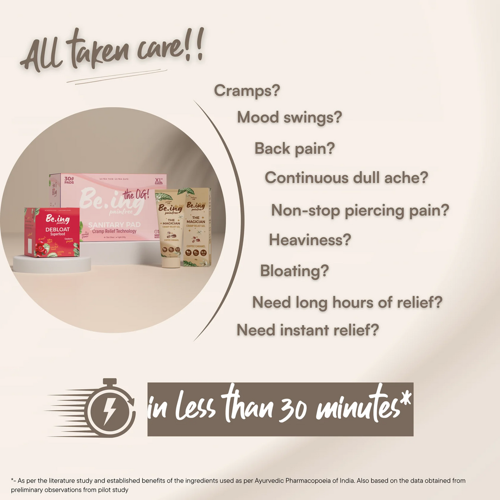 Complete period pain relief combo