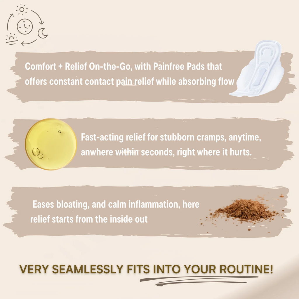 Complete period pain relief combo
