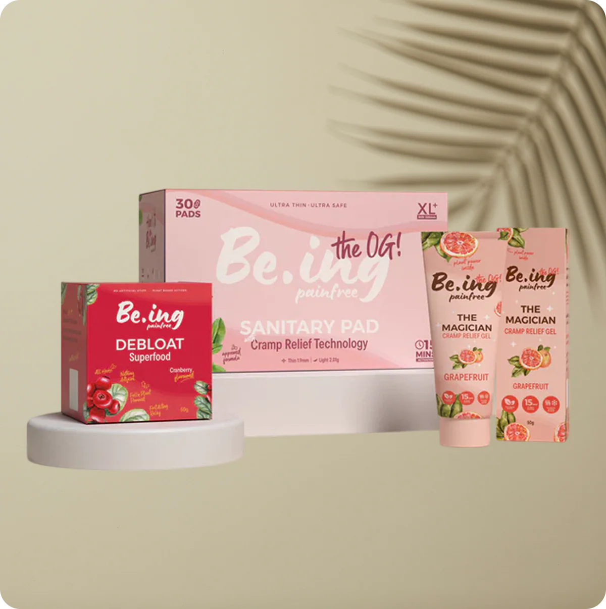 Complete period pain relief combo