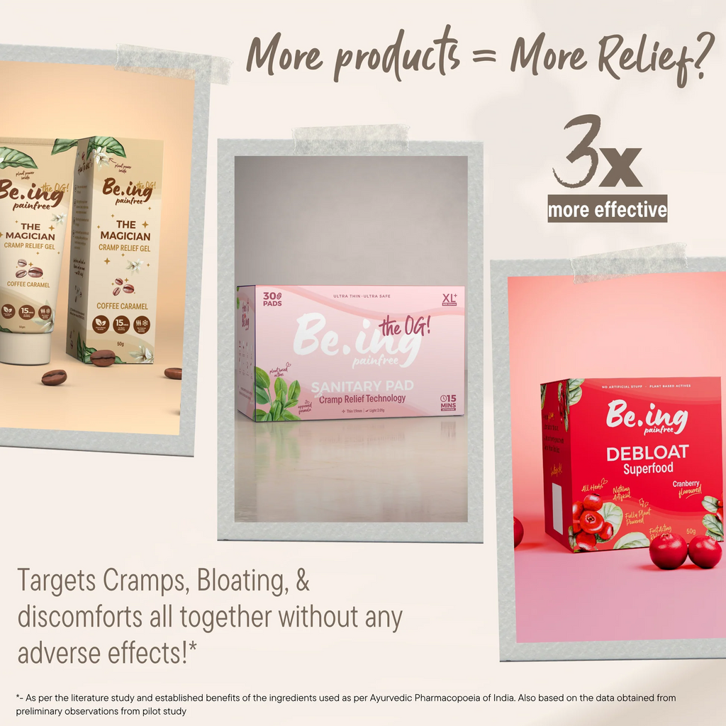 Complete period pain relief combo