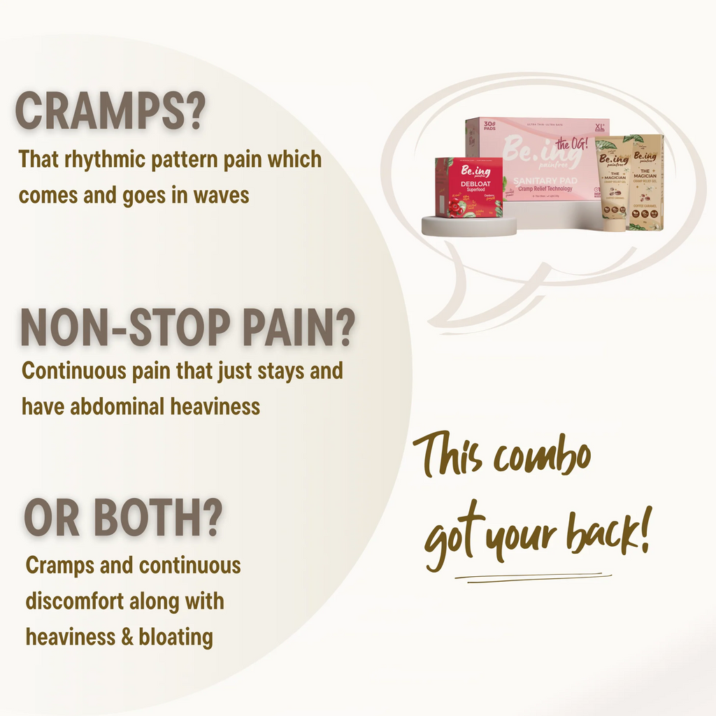Complete period pain relief combo